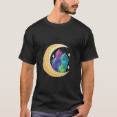 Kristalle und T - Shirt des Cresent Moon (Vorderseite)