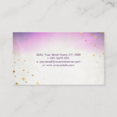 Kristalle und Tarot-/Oracle-Karten Visitenkarte (Rückseite)