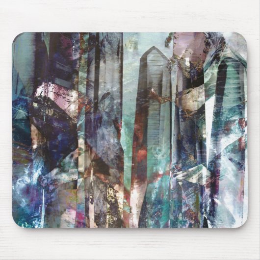 Kristallene abstrakte 2 Geschenke Mousepad (Vorne)