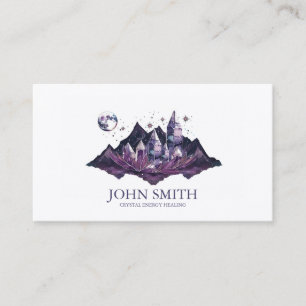 Kristallenergie Heiler Chakra Spirituelle Meditati Visitenkarte