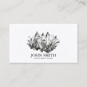 Kristallenergie Heiler Chakra Spirituelle Meditati Visitenkarte