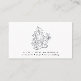 Kristallenergiesparende Wellness Visitenkarte