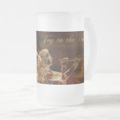 Kristallengel Weihnachtsfreude für die Welt Mattglas Bierglas (VorderseiteRechts)