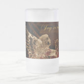 Kristallengel Weihnachtsfreude für die Welt Mattglas Bierglas (Mittel)