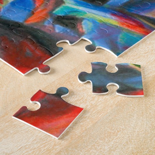 Kristallfarbene Bleistift abstrakt Zeichnend Kunst Puzzle (Seite)