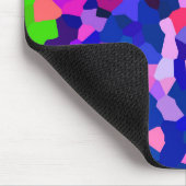 Kristallfarbenes Abstraktes Muster Mousepad (Ecke)