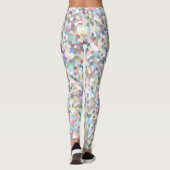 Kristallfarbenes Muster Leggings (Rückseite)