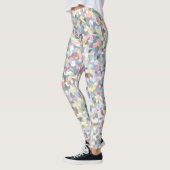 Kristallfarbenes Muster Leggings (Links)