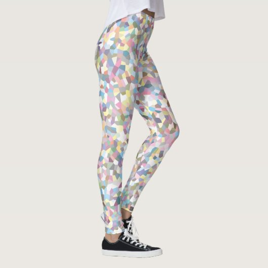 Kristallfarbenes Muster Leggings (Rechts)