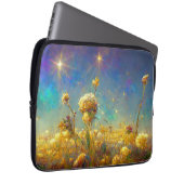 Kristallfelder und Sternenhimmel Laptopschutzhülle (Vorne Rechts)