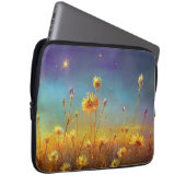 Kristallfelder und Sternenhimmel Laptopschutzhülle (Vorne Rechts)