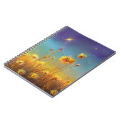 Kristallfelder und Sternenhimmel-Notebook Notizblock (Linke Seite)