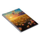 Kristallfelder und Sternenhimmel-Notebook Notizblock (Rechte Seite)