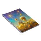 Kristallfelder und Sternenhimmel Notizblock (Rechte Seite)