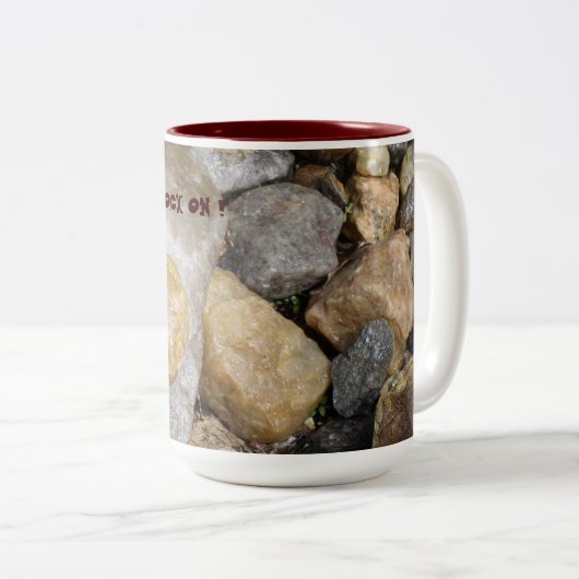 KRISTALLfelsen-KAFFEE U. KAKAO-TASSE Zweifarbige Tasse (VorderseiteRechts)