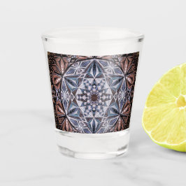 Kristallformen Schnapsglas