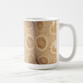 Kristallfossilen Korallen Tasse