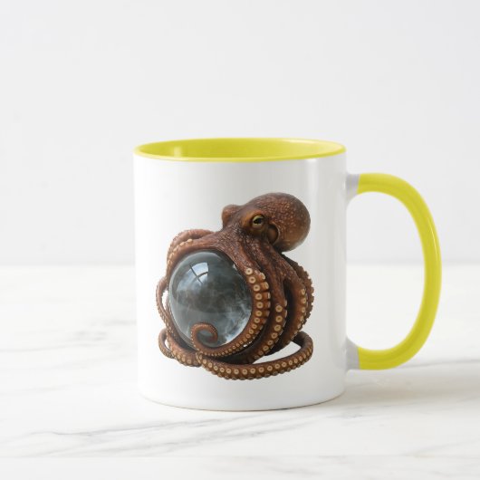 Kristallfrischer Oktopus Tasse (Rechts)