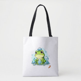 "Kristallfrosch-Tote-Tasche: Niedlicher Frosch-Hol Tasche