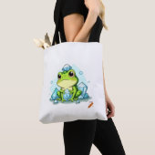 "Kristallfrosch-Tote-Tasche: Niedlicher Frosch-Hol Tasche (Von Nahem)