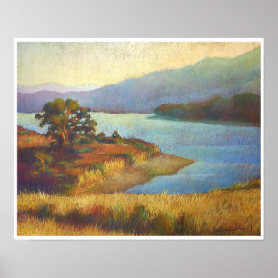 Kristallfrühlings-Sonnenuntergang Poster