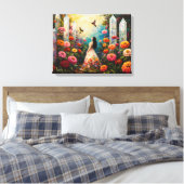 Kristallgarten Leinwanddruck (Insitu (Schlafzimmer))