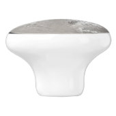 Kristallgeode Quarzheilende Kristalle Keramikknauf (Seitenansicht)