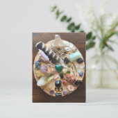 Kristallgitter Postkarte (Stehend Vorderseite)