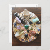 Kristallgitter Postkarte (Vorne/Hinten)