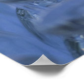 Kristallglas-Muster-Abstraktes Poster (Ecke)