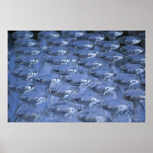 Kristallglas-Muster-Abstraktes Poster (Vorne)