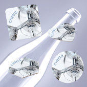 Kristallglas-Stems Papier Untersetzer