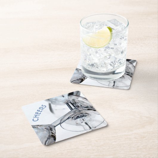 Kristallglas-Stems Papier Untersetzer (Vor Ort)