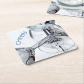 Kristallglas-Stems Papier Untersetzer (angewinkelt)