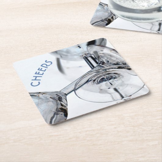 Kristallglas-Stems Papier Untersetzer (angewinkelt)