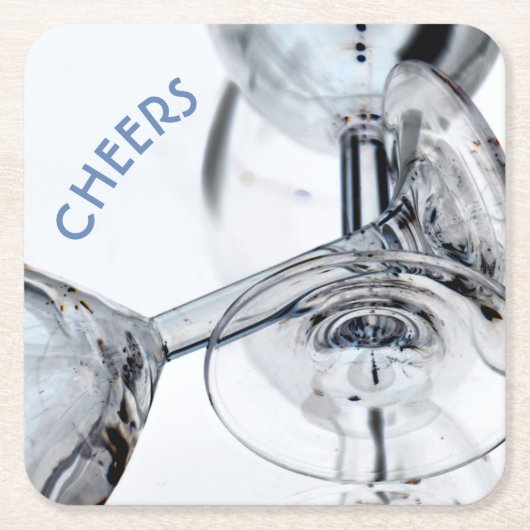 Kristallglas-Stems Papier Untersetzer (Vorderseite)