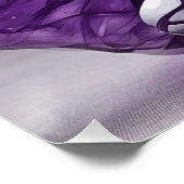 Kristallglasprinzessin mit lila Kleid Poster (Ecke)