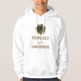*~* Kristallgoldgelbe Spange Weiße Männer Hoodie