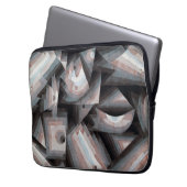Kristallgradation Laptopschutzhülle (Vorderseite Links)