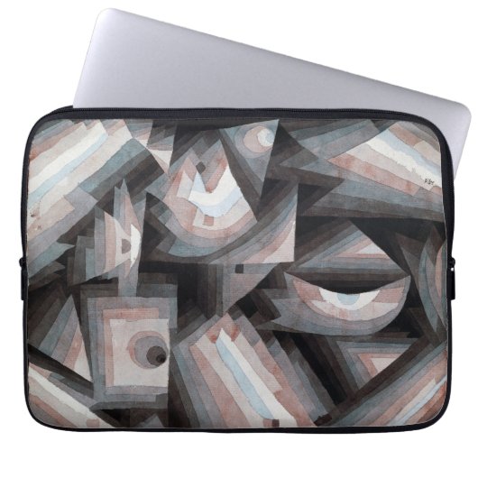 Kristallgradation Laptopschutzhülle (Vorderseite)