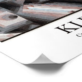 Kristallgradation von Paul Klee Poster (Ecke)