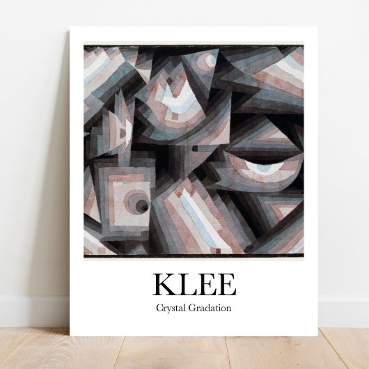 Kristallgradation von Paul Klee Poster