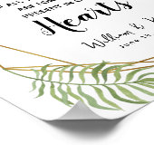 Kristallgrün botanisch In liebevollem Erinnerungsz Poster (Ecke)