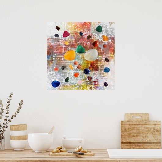 Kristallheilmittel 2 poster (Küche)