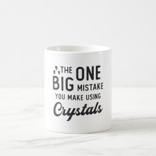 Kristallheilung, die man mit Kristallheilgeschenk  Kaffeetasse