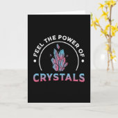 Kristallheilung spürt den Power von Kristallheiler Karte (Gelbe Blume)