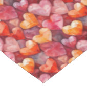 Kristallherde der Liebe Tischdecke (Schrägansicht)