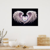 *~*~ Kristallherz Angel Wings AP78 Opal Poster (Küche)