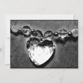 Kristallherz Einladung (Vorderseite)