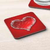 Kristallherz Getränkeuntersetzer (Linke Seite)